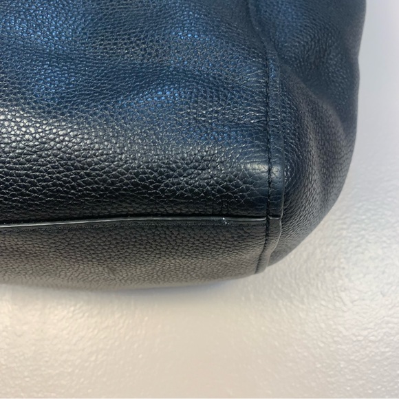 Coach Turnlock Leather Chain Tote Bag - Picture 4 of 16